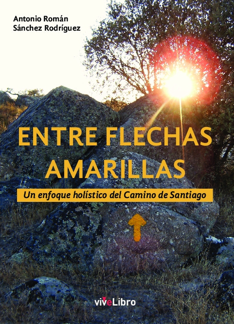 Entre flechas amarillas.