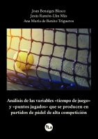 Análisis de las variables tiempo de juego y puntos disputados que se producen en partidos de alta competición